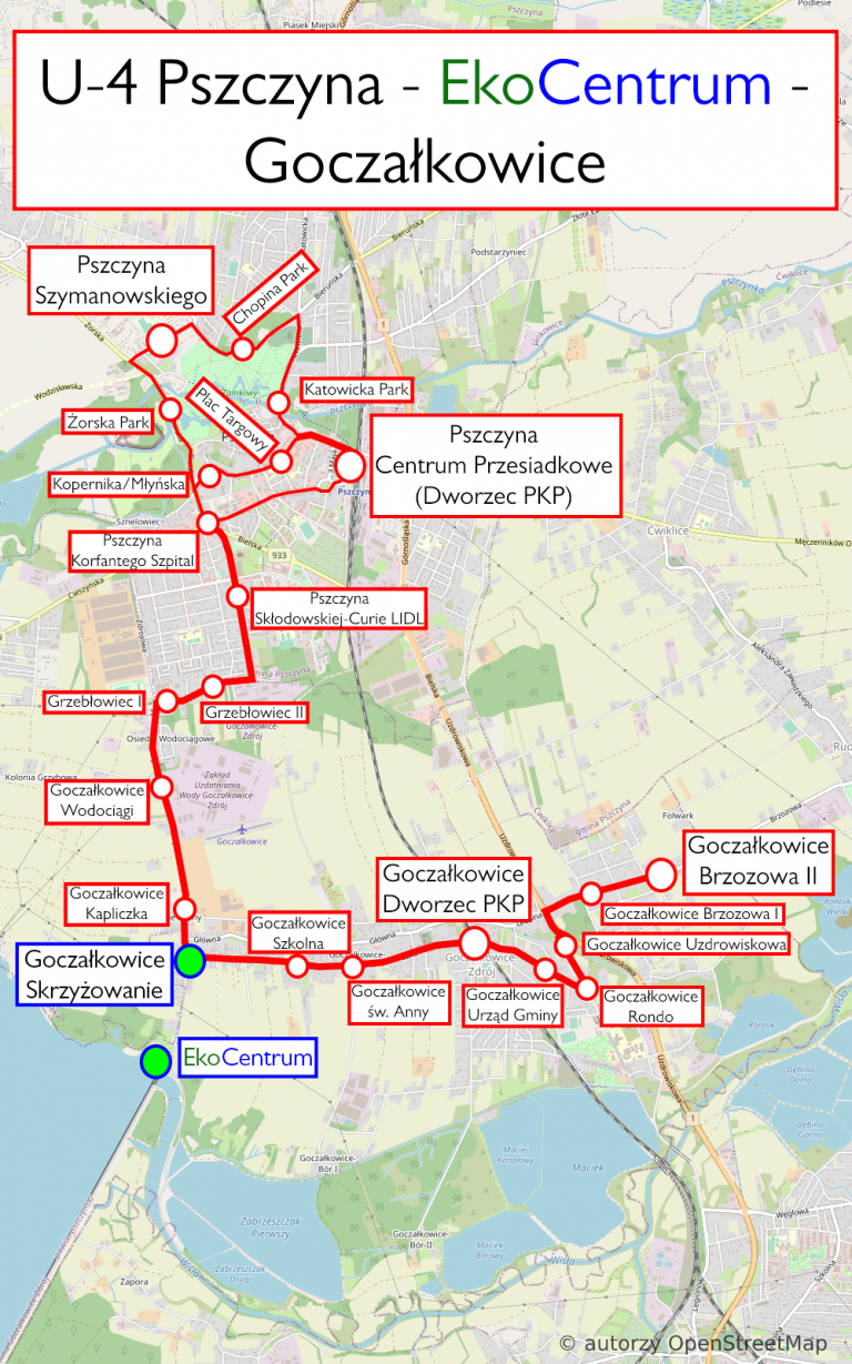 mapa komunikacji miejskiej